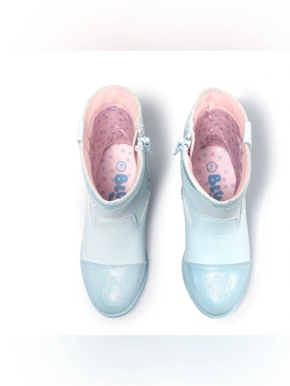 Bluey Toddler Cowgirl Boots, NIB